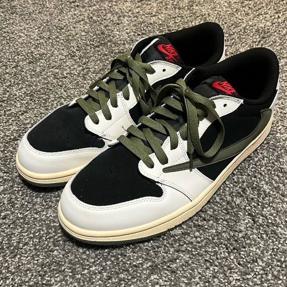 Air Jordan 1 low Travis Scott « olive »