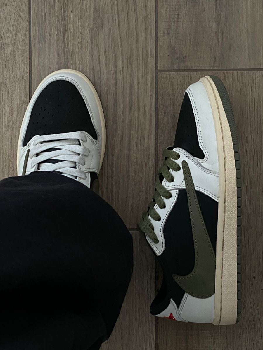 Air Jordan 1 low Travis Scott « olive »